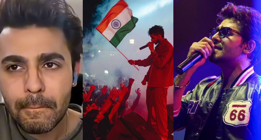 Talha Anjum waves Indian flag, Farhan Saeed also came under fire