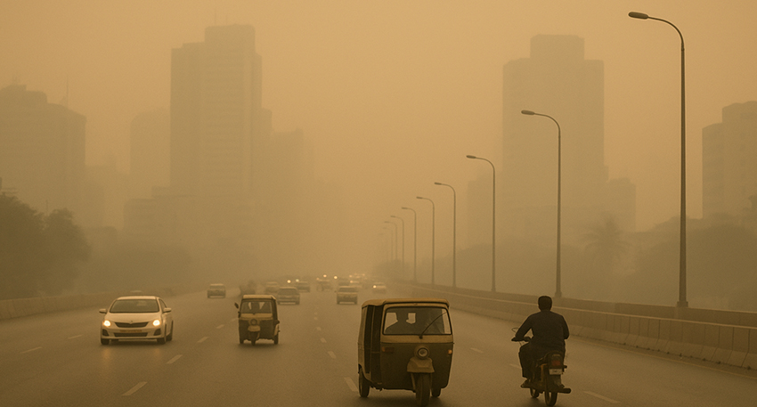 Karachi’s air quality declared harmful as AQI reaches 225