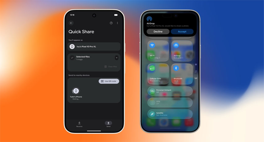 Google bridges the rift: android quick-share now works with iphone via airdrop