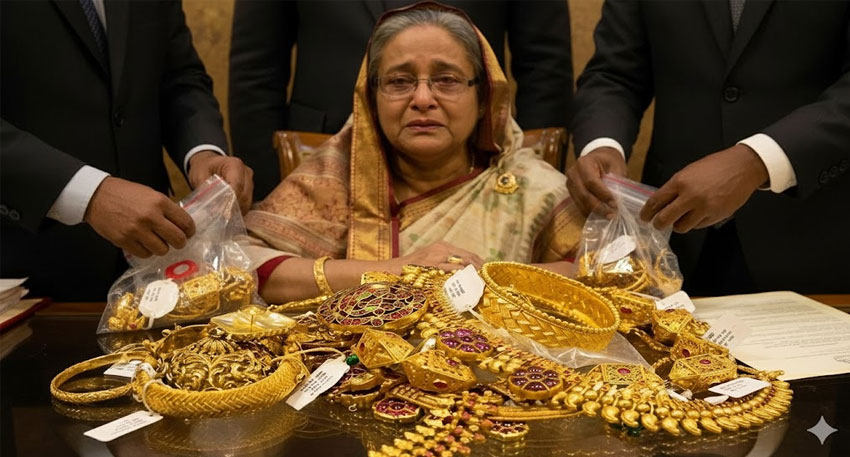 Bangladesh seizes 10kg gold from ex-PM Sheikh Hasina’s bank locker
