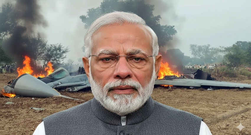 Armenia cancels $1.2 billion Tejas jets deal after Dubai crash. AI-generated image