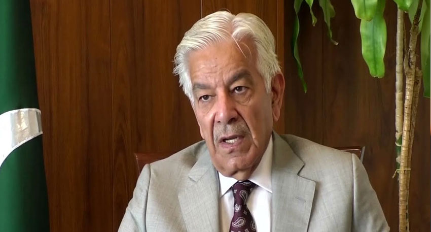 Defense Minister Khawaja Asif