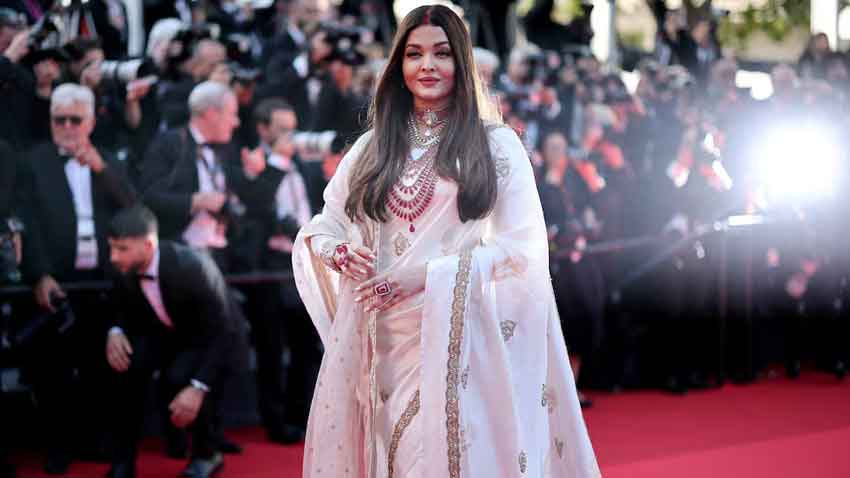 Aishwarya Rai poses on the red carpet during arrivals for the screening of the film "The History of Sound" in competition at the 78th Cannes Film Festival in Cannes, France, May 21, 2025. Reuters