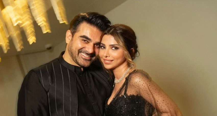Arbaaz Khan and his second wife Sshura Khan