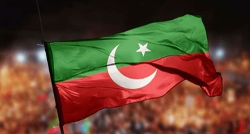 The Pakistan Tehreek-e-Insaf (PTI) party flag