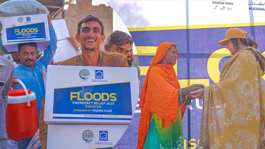 Hadiqa Kiani and Alkhidmat launch major relief operation for flood victims Hadiqa Kiani and Alkhidmat launch major relief operation for flood victims in Jalalpur Pirwala and Shujabad