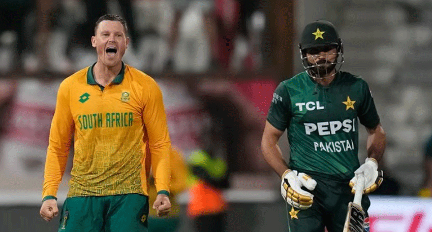PCB reveals ticket prices for Pakistan South Africa series A South African cricketer near the Pakistani batsman.