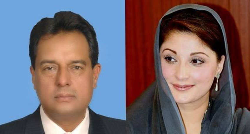 Maryam Nawaz and Captain (R) Safdar