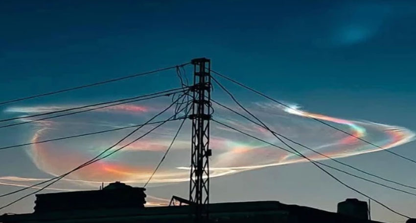 Rare Lenticular Cloud Formation Over Quetta on October 28, 2025