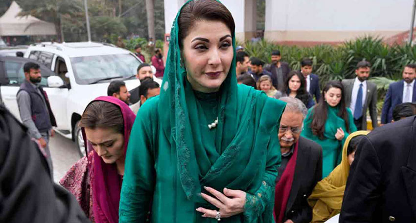 Maryam Nawaz takes notice of her picture displayed on mosque, seeks explanation