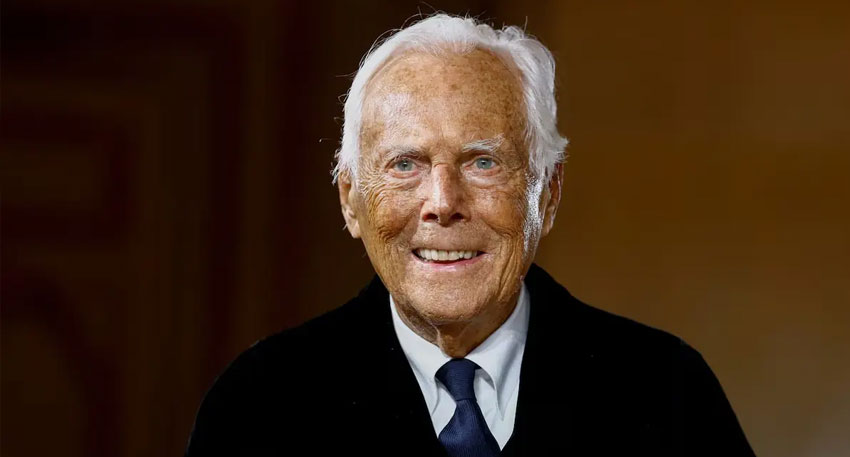 Fashion icon Giorgio Armani dies at 91 Filephoto