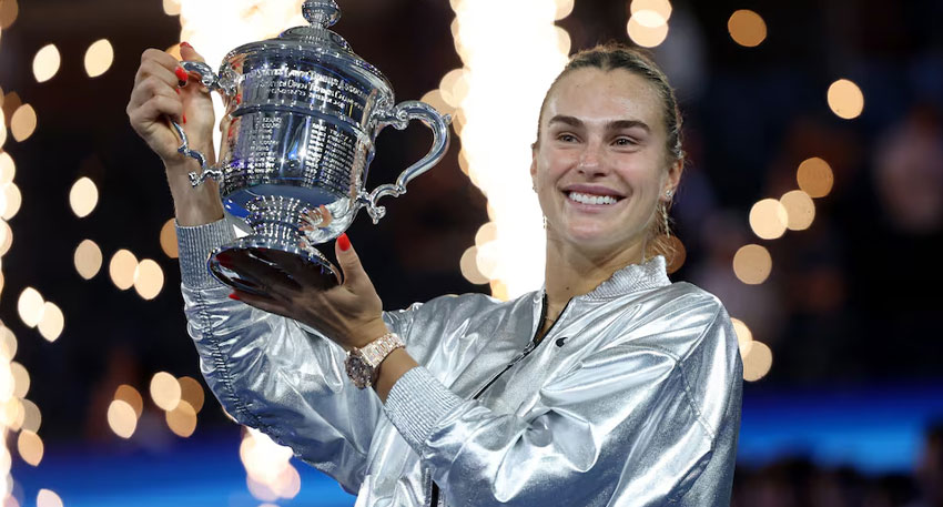 Aryna Sabalenka secures fourth Grand Slam title with US Open win Aryna Sabalenka secures fourth Grand Slam title with US Open win