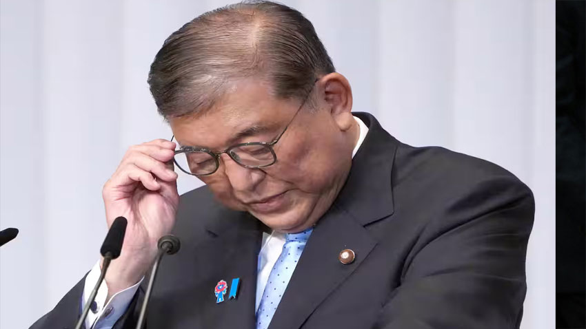 Japan PM Ishiba resigns after bruising election losses File photo