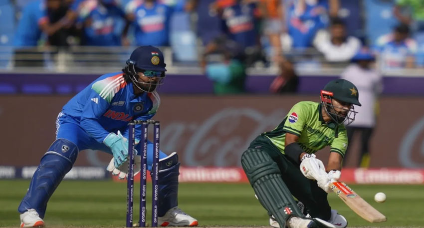 India’s U-turn on Asia Cup 2025, agrees to clash with Pakistan Pakistan vs India cricket clash, batter plays a shot