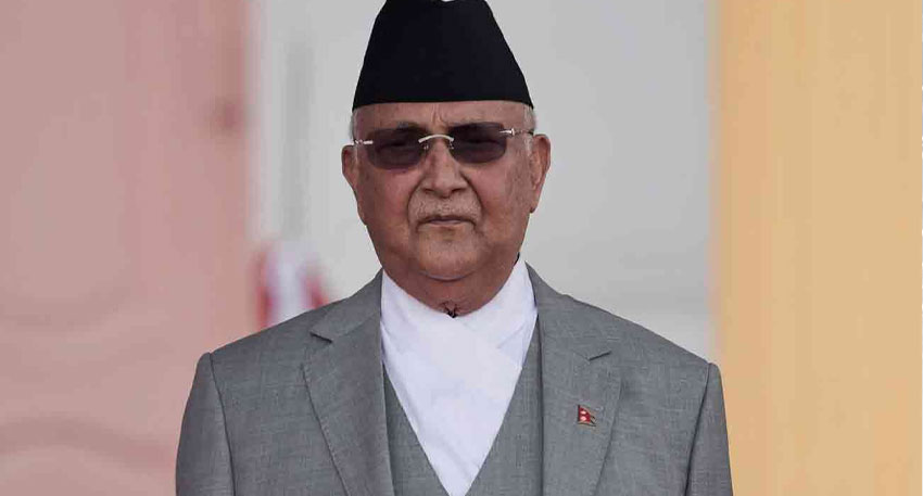 Nepal PM KP Sharma Oli