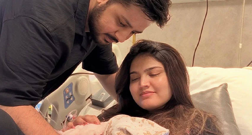 YouTuber Iqra Kanwal welcomes baby girl