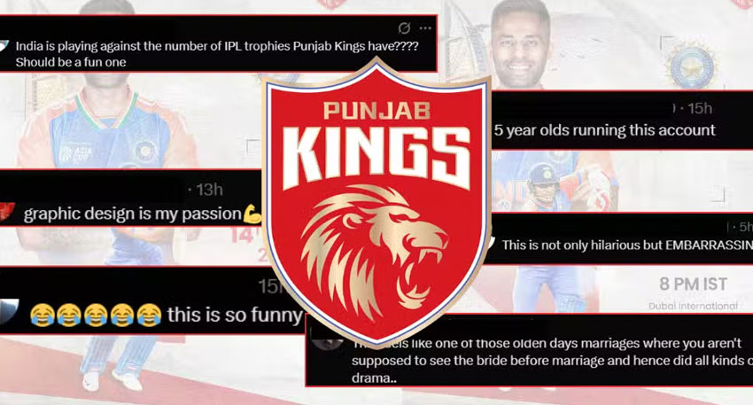 Punjab Kings trolled for skipping Pakistan in Asia Cup post File Photo