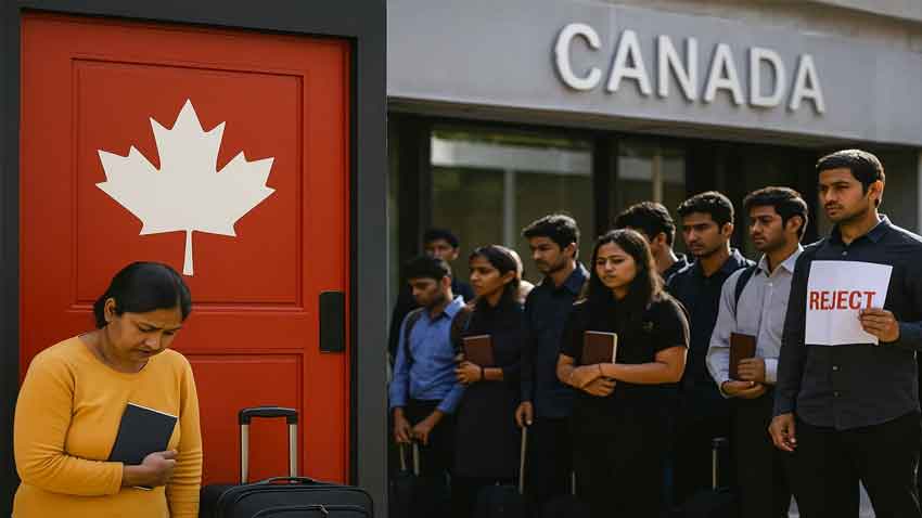 Is Canada closing its doors on Indian students forever? 80% visas rejected in 2025 AI-generated image