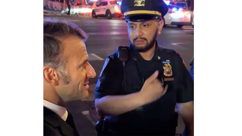 Macron was forced to call President Trump and ask him to clear the road. TikTok