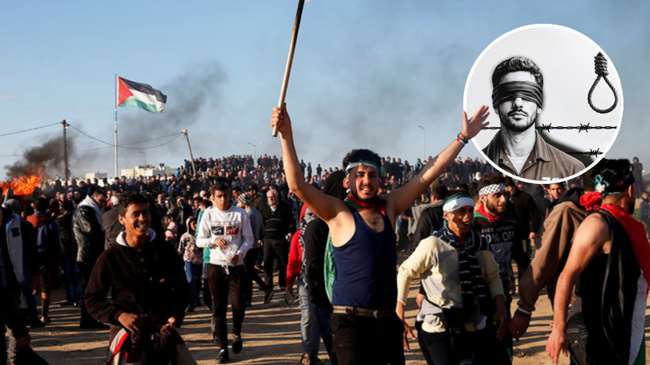 Palestinian protestors in West Bank. File Photo