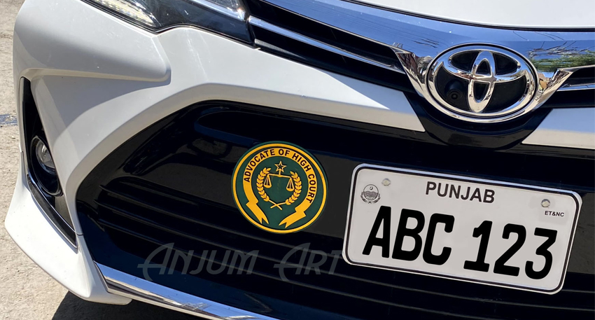 Sindh Bar Council warns lawyers to remove unauthorized monograms and insignia from their vehicles.