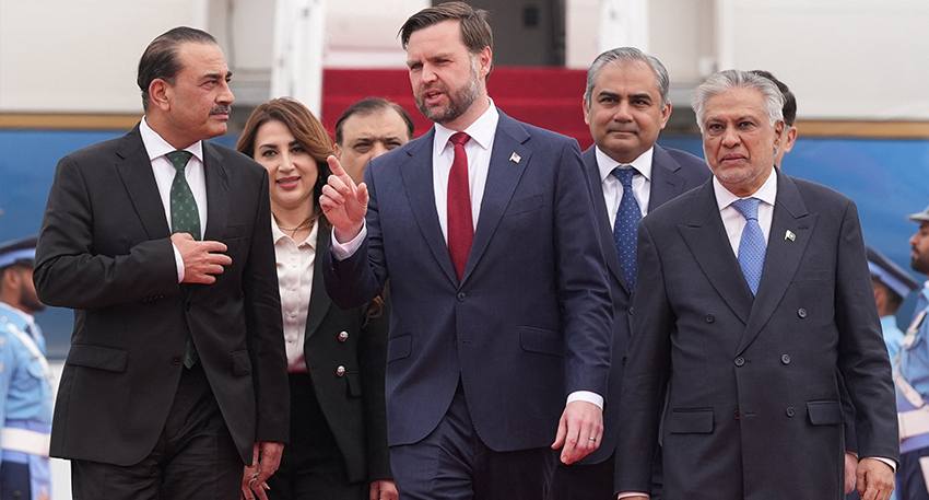 US Vice President JD Vance arrives in Pakistan