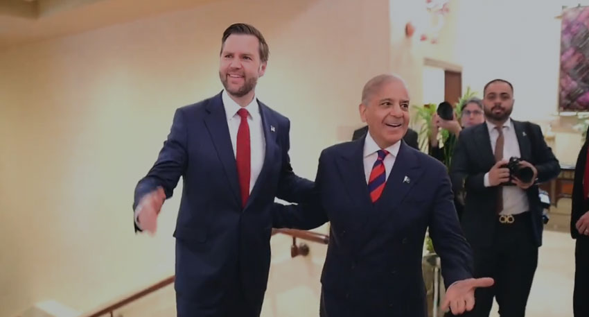 Shehbaz meets JD Vance as Islamabad talks begin