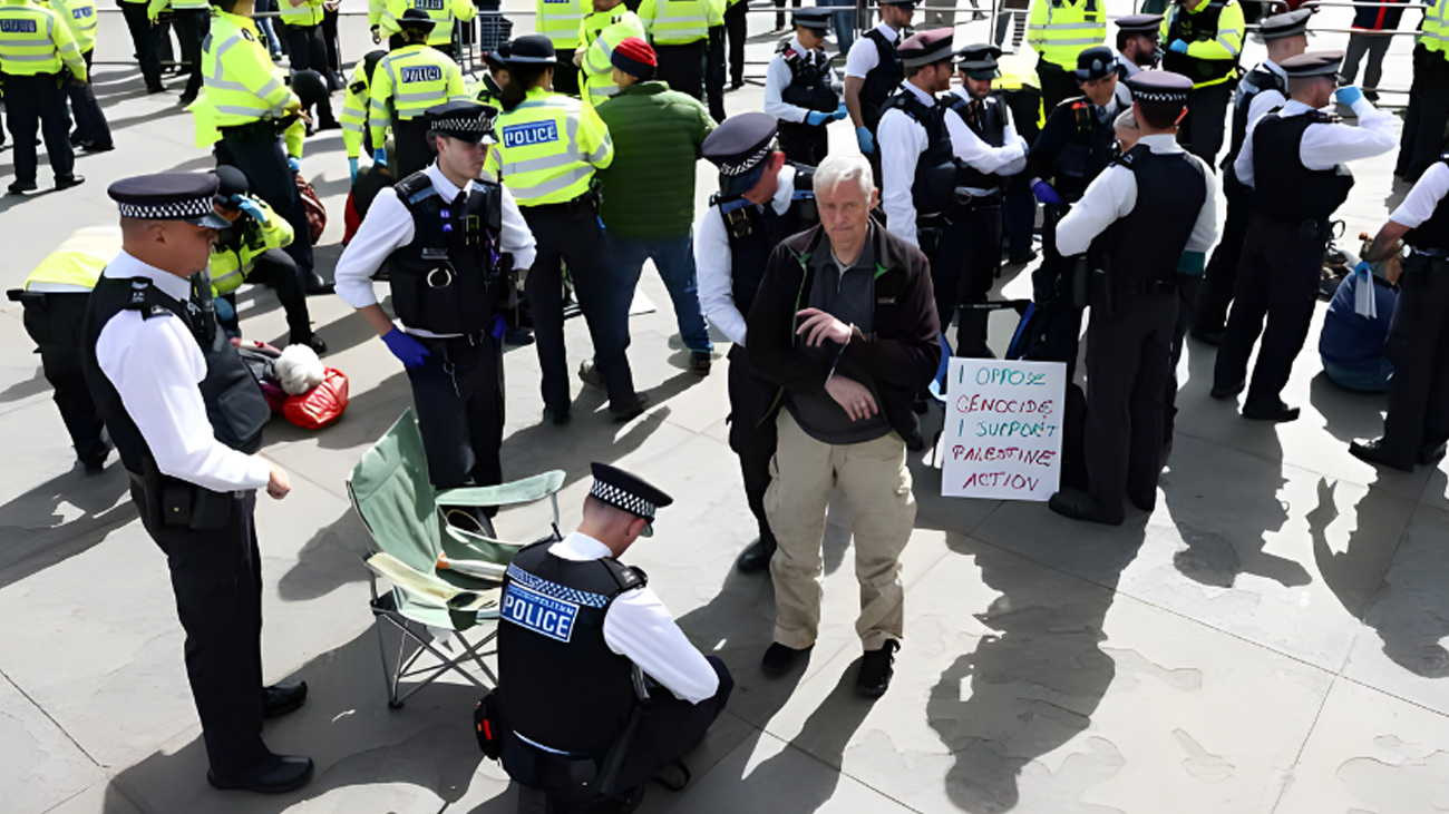 London police arrest 523 protesters at rally over Palestine Action ban