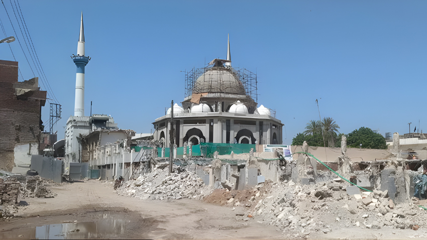 Data Darbar construction site. File Photo