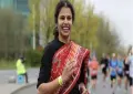 Teacher aims for Marathon World Record running in saree