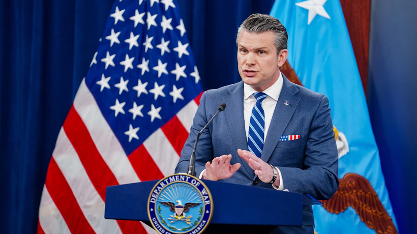 US Defense Secretary Peter Hegseth. File Photo