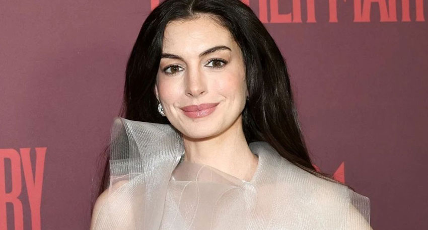 Anne Hathaway viral “Inshallah” moment takes the internet by storm. File photo