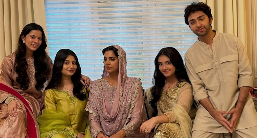 Cast of Kafeel Drama posing for a picture