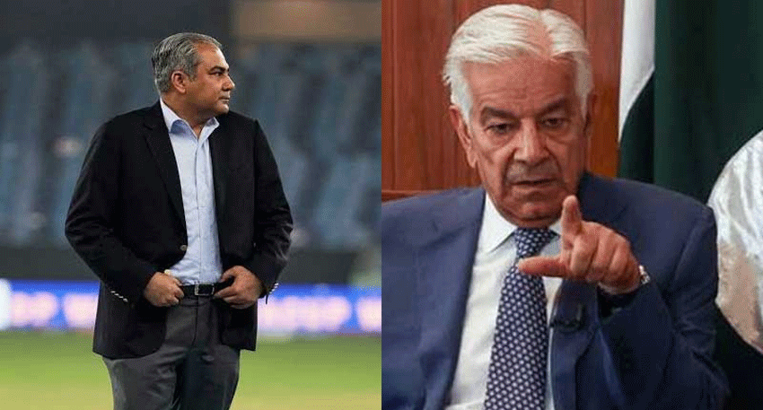 Khawaja Asif speaking about PCB reforms and governance debate