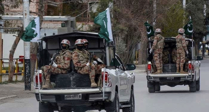 Pakistan security forces conduct a counterterrorism operation in Khyber Pakhtunkhwa against Fitna al Khawarij.