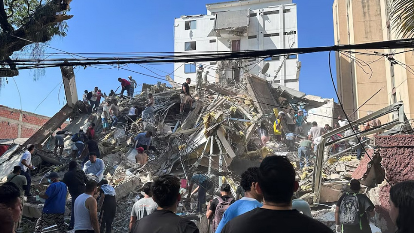 A powerful 7.4-magnitude earthquake has killed at least 111 people in western Colombia. File photo