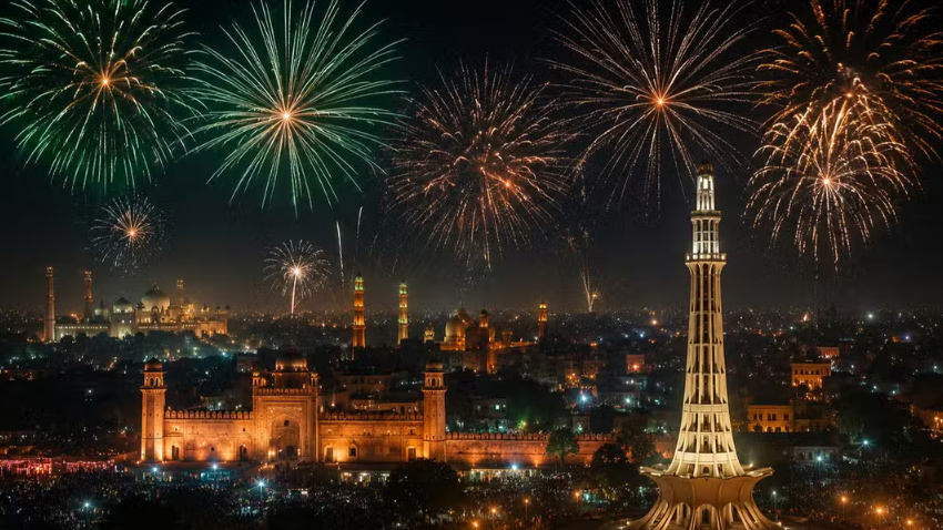 Lahore has announced fireworks at five locations for August 14. File photo