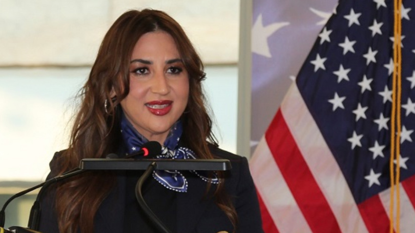 US Chargé d’Affaires Natalie Baker congratulates Pakistanis on Independence Day. File photo