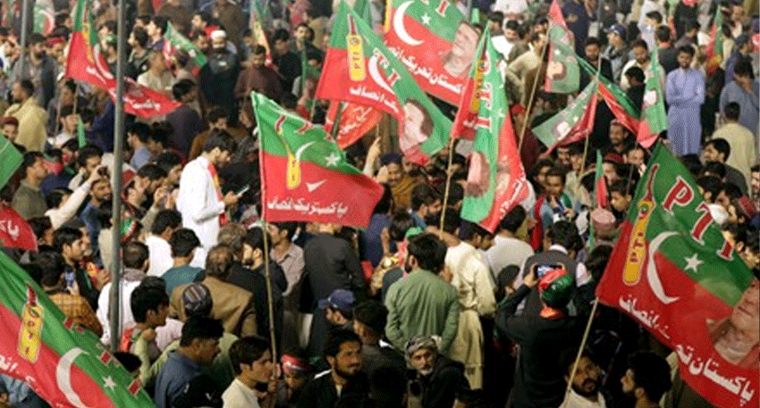 Sohail Afridi announces PTI two-million march to Islamabad on September 27 during a public event in Khyber-Pakhtunkhwa.