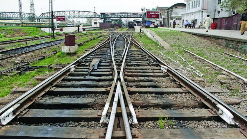 An explosion damaged a railway track in Jacobabad. File photo