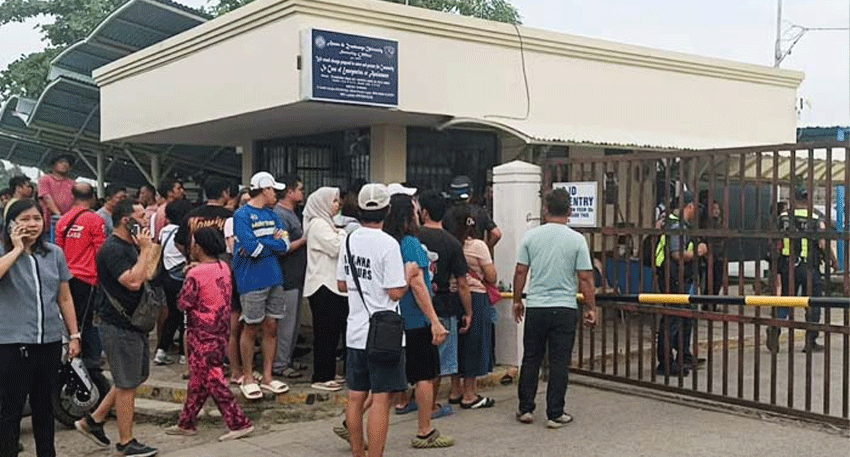 Police investigate a school shooting at a high school in Zamboanga, Philippines, after two people died.