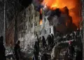 Russian strike kills 10 in Ukraine’s Kharkiv region