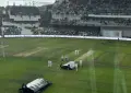 Rain interrupts Headingley Test as Pakistan struggle to 23-2