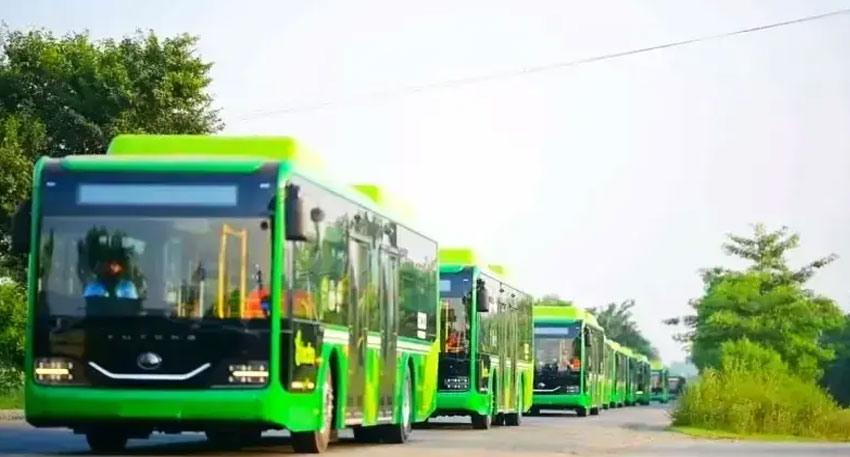 Punjab Green bus