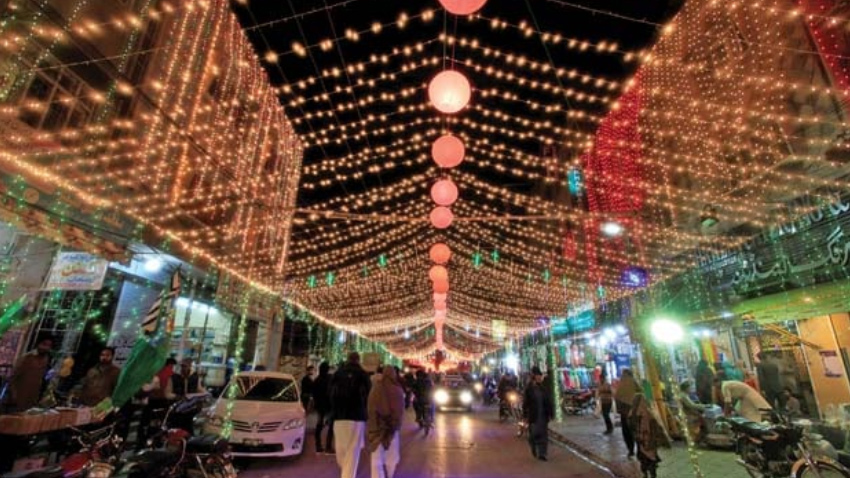 Eid Milad-un-Nabi celebrations begin across Pakistan. File photo
