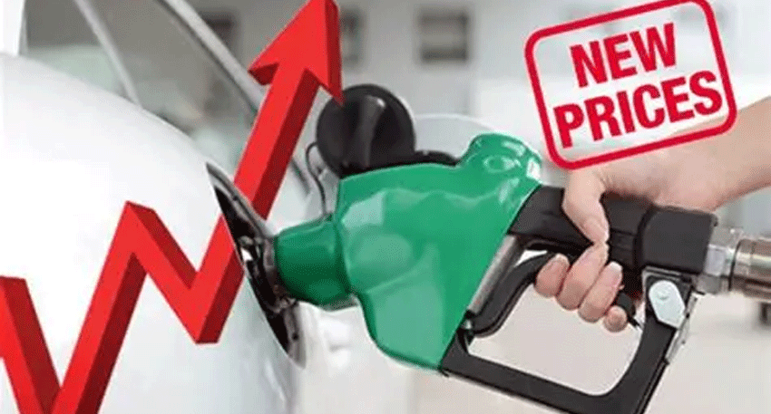 Petrol and diesel prices increased by the government for the next two days across Pakistan.