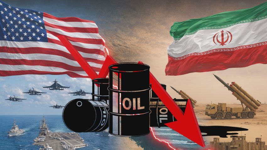 Oil prices fall 4% as US-Iran de-escalation cools market