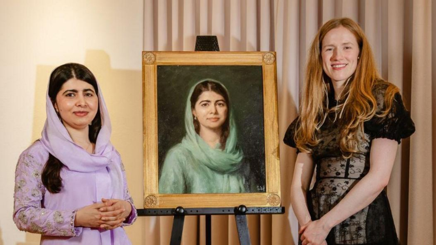 Malala becomes second Pakistani to be honored with portrait at Oxford