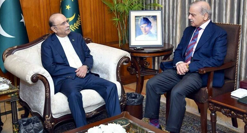 President Asif Ali Zardari has opposed federal amendments as PPP members barred from legislation. File photo