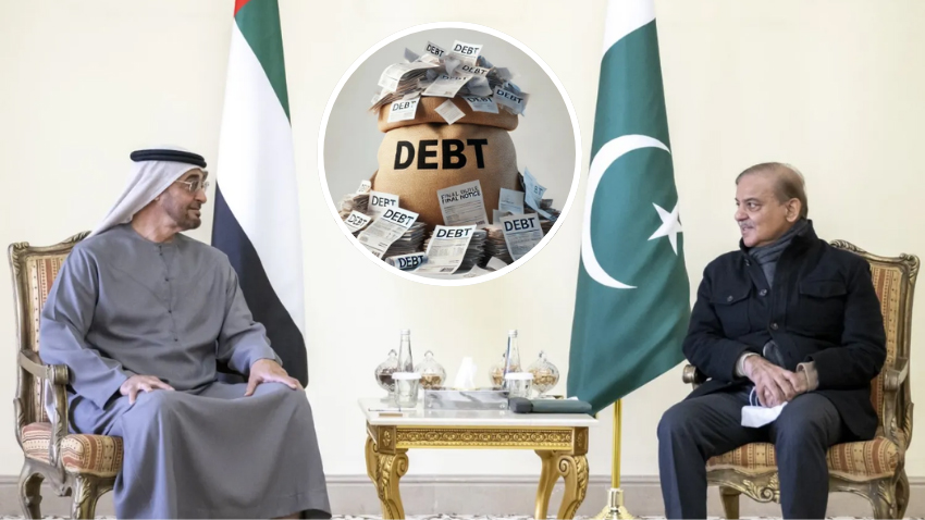 PM Shehbaz Sharif and President Al- Nahyan. File Photo